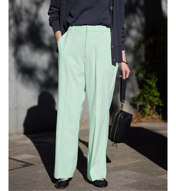 SLOBE IENA「《34・40サイズWEB限定展開/シリーズあり/予約》リネンmixストレッチパンツ」|その他|