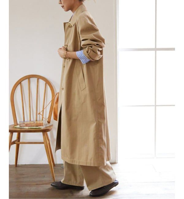 JOURNAL STANDARD relume「《追加》スーピマコットンステンカラーコート」|ステンカラーコート|