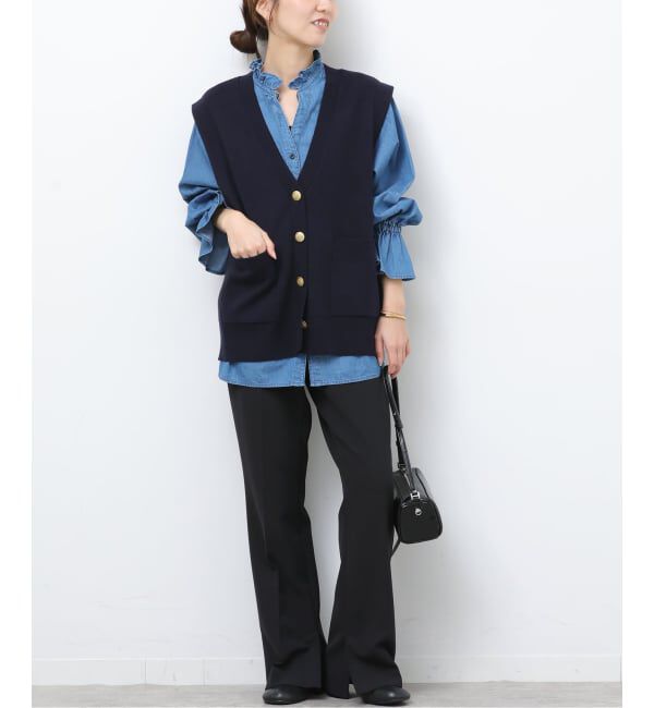JOURNAL STANDARD relume「コットンカシミヤミックスダブルニットベスト」|ベスト・ジレ|