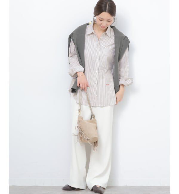 JOURNAL STANDARD relume「ONE DAYロゴストライプシャツ」|シャツ・ブラウス|