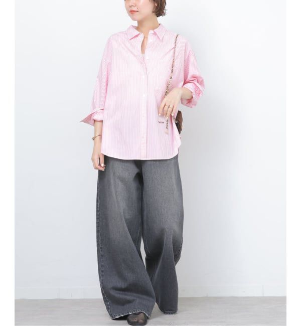 JOURNAL STANDARD relume「ONE DAYロゴストライプシャツ」|シャツ・ブラウス|