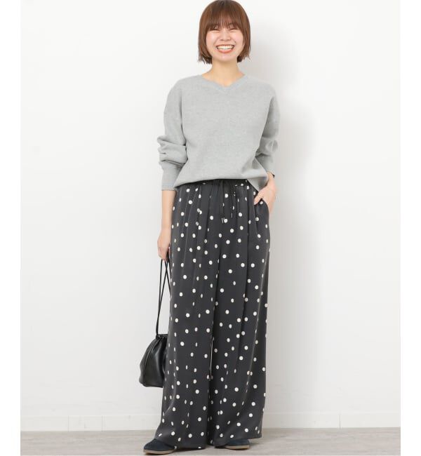 JOURNAL STANDARD relume「ランダムドットギャザーワイドパンツ」|その他|