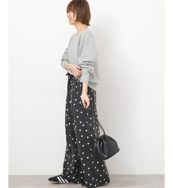 JOURNAL STANDARD relume「ランダムドットギャザーワイドパンツ」|その他|