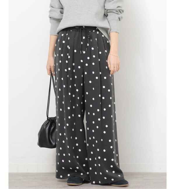JOURNAL STANDARD relume「ランダムドットギャザーワイドパンツ」|その他|