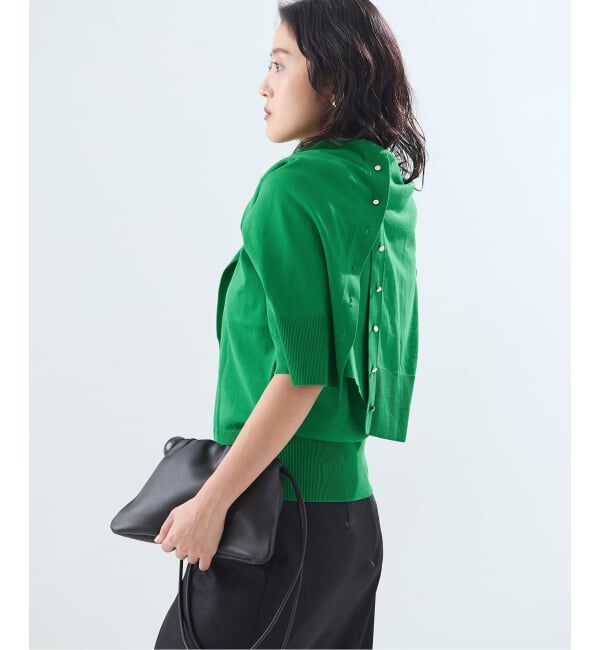 journal standard L'essage「《予約》コットンハーフスリーブプルオーバー」|ニット・セーター|