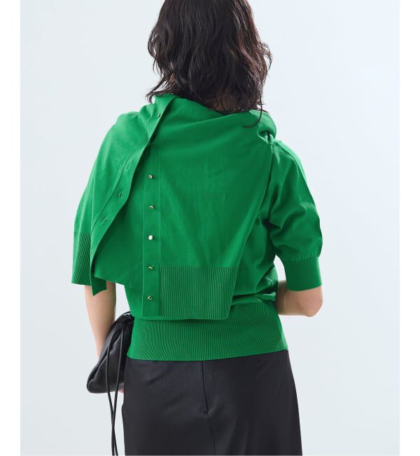 journal standard L'essage「《予約》コットンハーフスリーブプルオーバー」|ニット・セーター|