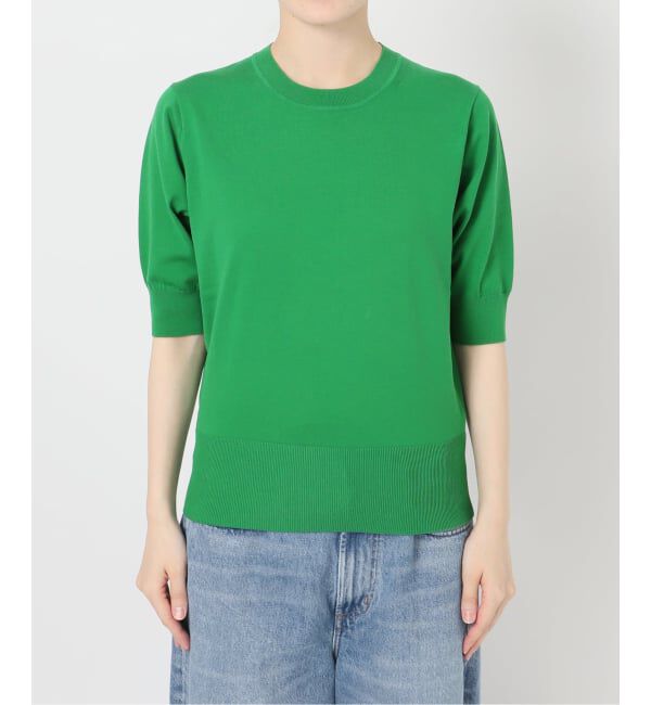 journal standard L'essage「《予約》コットンハーフスリーブプルオーバー」|ニット・セーター|