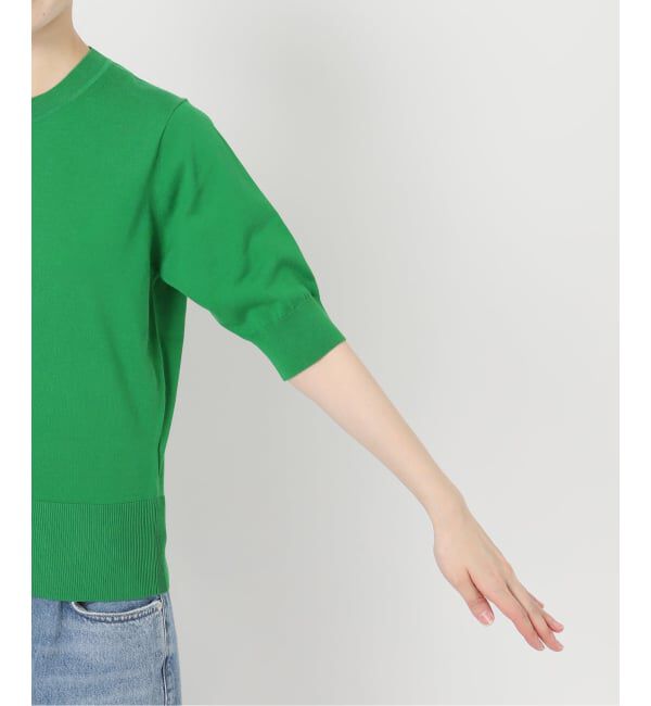 journal standard L'essage「《予約》コットンハーフスリーブプルオーバー」|ニット・セーター|