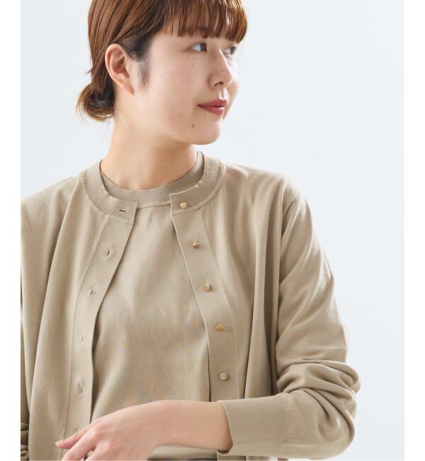 journal standard L'essage「《予約》コットンハーフスリーブプルオーバー」|ニット・セーター|