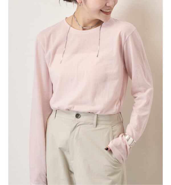 JOURNAL STANDARD「《追加》クルーネックシアーロングTシャツ」|Tシャツ・カットソー|