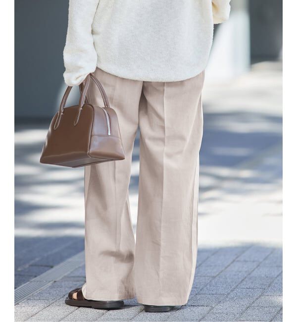 JOURNAL STANDARD「リヨセルリネンラインパンツ」|スラックス|