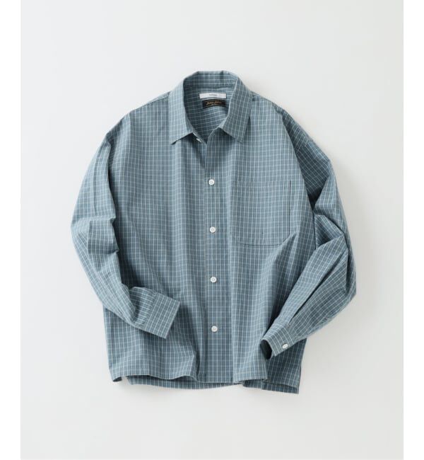 JOURNAL STANDARD relume「JAMES FABRIC / ジェームスファブリック ボックスシルエット シャツ」|シャツ・ブラウス|グリーン