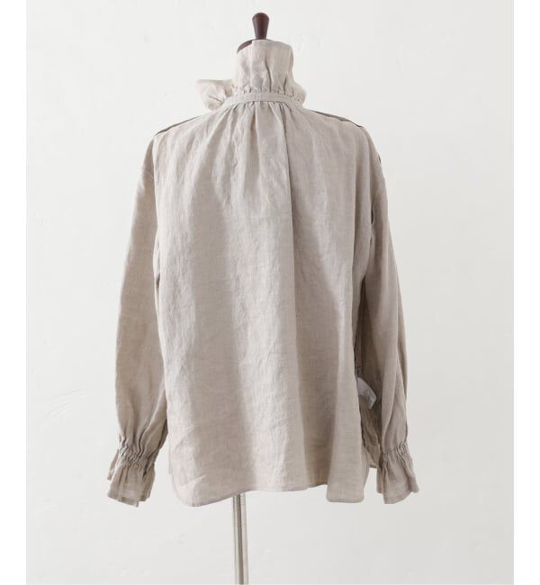 journal standard luxe「《予約》フレンチリネン フリルパフブラウス」|シャツ・ブラウス|