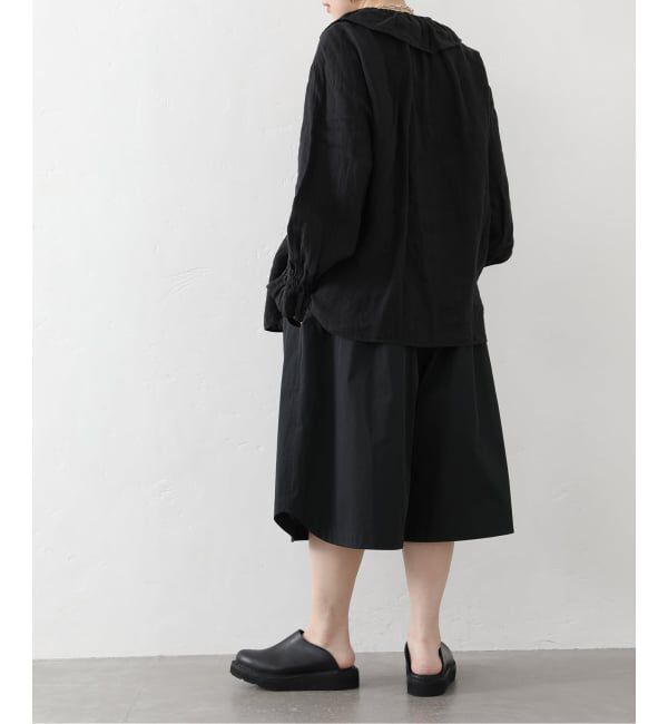 journal standard luxe「《予約》フレンチリネン フリルパフブラウス」|シャツ・ブラウス|