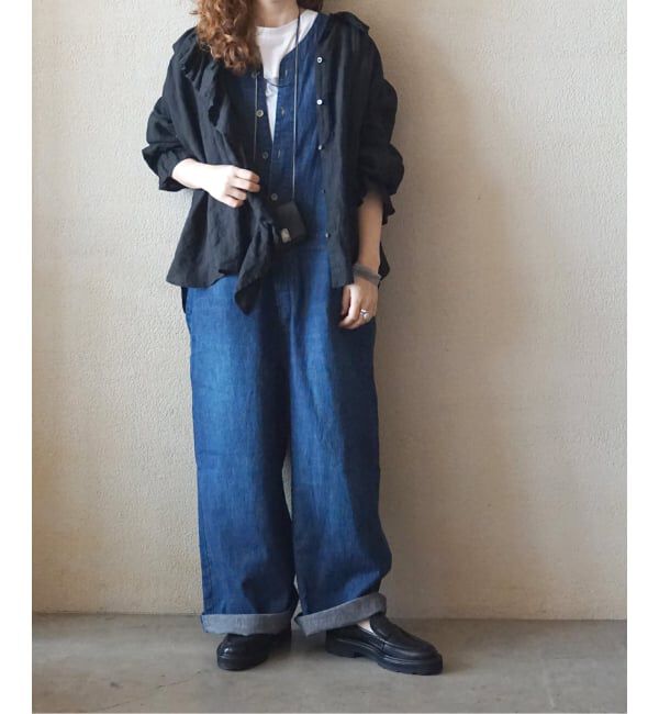 journal standard luxe「《予約》フレンチリネン フリルパフブラウス」|シャツ・ブラウス|