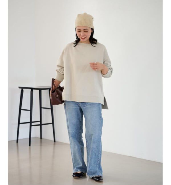 FRAMeWORK「≪一部カラーWEB限定 / 追加≫ボートネックワイドスウェット」|スウェット・ジャージ|