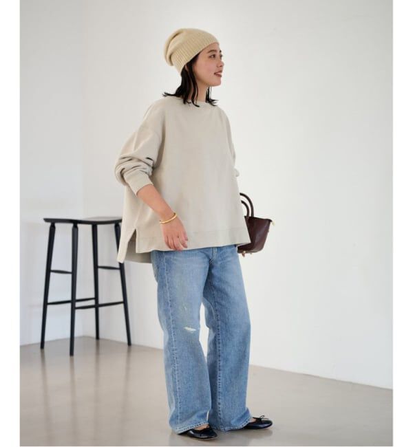 FRAMeWORK「≪一部カラーWEB限定 / 追加≫ボートネックワイドスウェット」|スウェット・ジャージ|