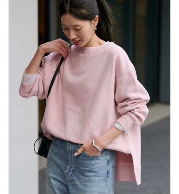 FRAMeWORK「≪一部カラーWEB限定 / 追加≫ボートネックワイドスウェット」|スウェット・ジャージ|