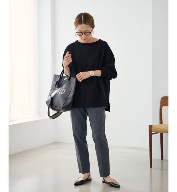 FRAMeWORK「≪一部カラーWEB限定 / 追加≫ボートネックワイドスウェット」|スウェット・ジャージ|