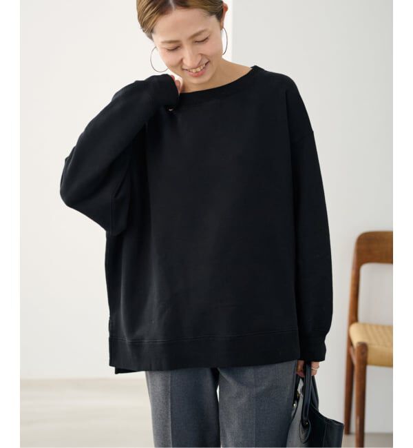 FRAMeWORK「≪一部カラーWEB限定 / 追加≫ボートネックワイドスウェット」|スウェット・ジャージ|