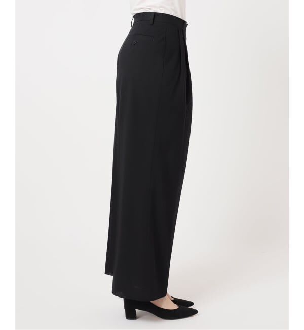 U by SPICK&SPAN「シアースラックスパンツ」|スラックス|