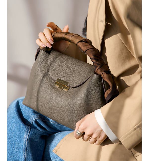 NOBLE「LE SCARF/レスカーフ STRIPED SCARF 80cm」|バンダナ・スカーフ|