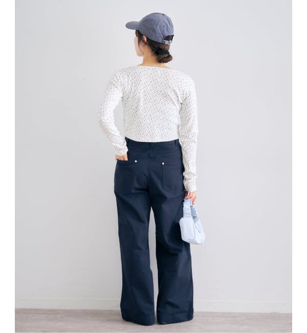 U by SPICK&SPAN「≪予約≫コットンフライスロングスリーブトップス」|Tシャツ・カットソー|