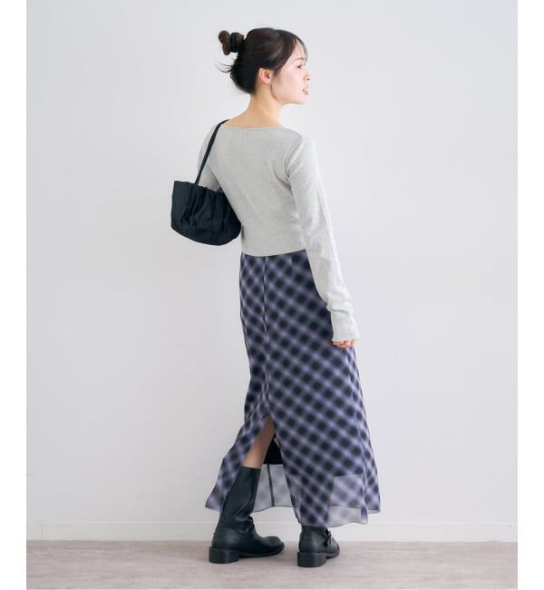 U by SPICK&SPAN「≪予約≫コットンフライスロングスリーブトップス」|Tシャツ・カットソー|