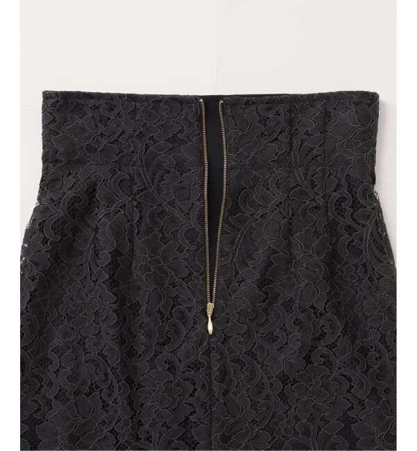 NOBLE「《WEB限定追加2》リバーレースIラインスカート」|スカート|