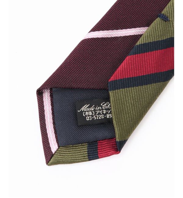 Glyph「《一部店舗+WEB限定予約》Glyph Color Block Tie」|ネクタイ・蝶ネクタイ|