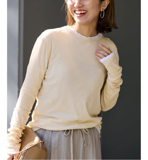 FRAMeWORK「≪追加≫HTシアーL/Tee NEW」|Tシャツ・カットソー|イエロー