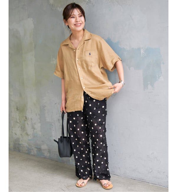 Spick and Span「《追加予約》crinkle crinkle crinkle 3D embroidery dot pants」|その他|