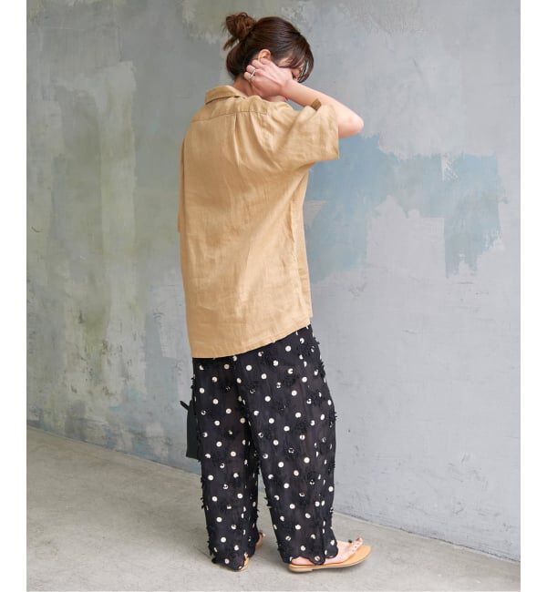 Spick and Span「《追加予約》crinkle crinkle crinkle 3D embroidery dot pants」|その他|