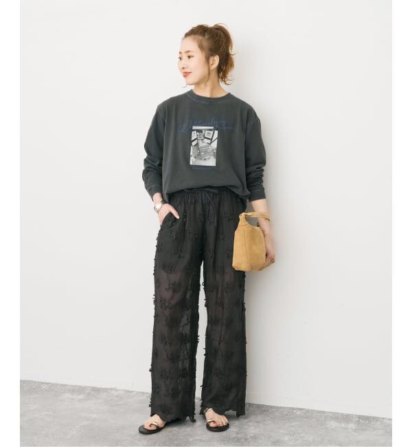 Spick and Span「《予約》crinkle crinkle crinkle sheer cotton 3D embroidery easy」|その他|