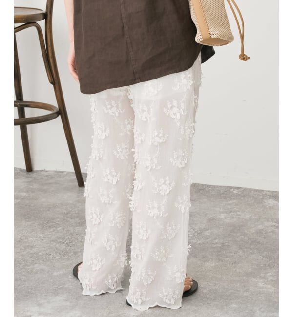 Spick and Span「《予約》crinkle crinkle crinkle sheer cotton 3D embroidery easy」|その他|