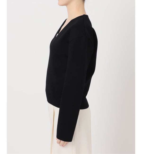 NOBLE「ELENI/エルニ ショルダーパッドVネックニット」|ニット・セーター|