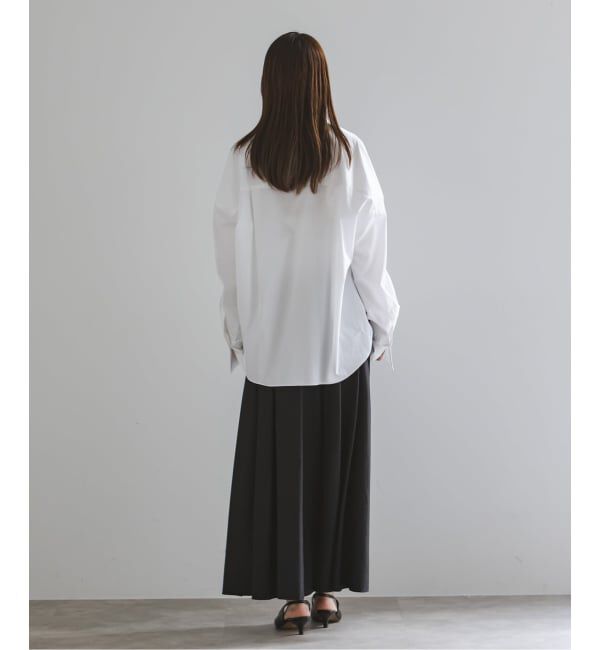 NOBLE「ELENI/エルニ ビブラートコットンベルトシャツ」|シャツ・ブラウス|