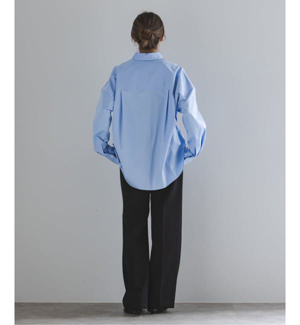 NOBLE「ELENI/エルニ ビブラートコットンベルトシャツ」|シャツ・ブラウス|