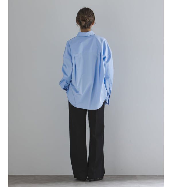 NOBLE「ELENI/エルニ ビブラートコットンベルトシャツ」|シャツ・ブラウス|