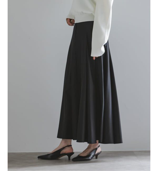 NOBLE「ELENI/エルニ シルクナイロンタフタタックスカート」|スカート|