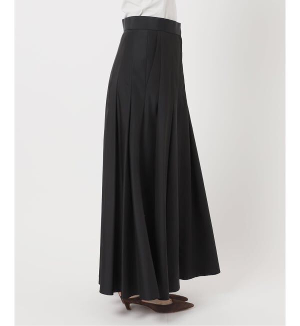 NOBLE「ELENI/エルニ シルクナイロンタフタタックスカート」|スカート|
