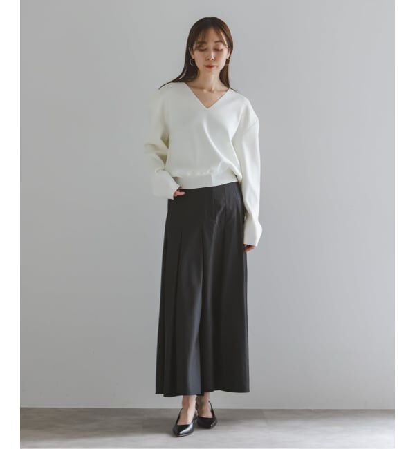 NOBLE「ELENI/エルニ シルクナイロンタフタタックスカート」|スカート|