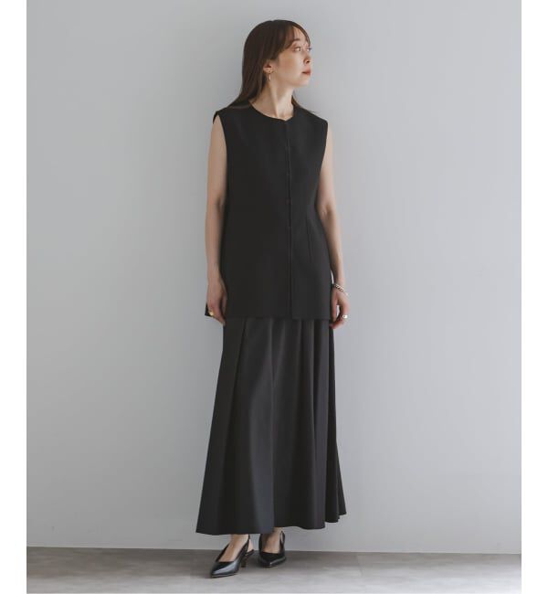 NOBLE「ELENI/エルニ シルクナイロンタフタタックスカート」|スカート|