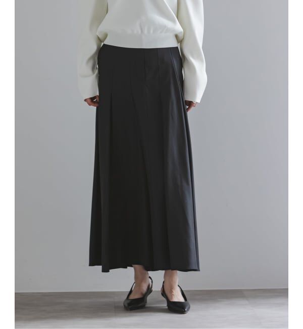 NOBLE「ELENI/エルニ シルクナイロンタフタタックスカート」|スカート|