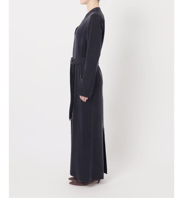 NOBLE「ELENI/エルニ キュプラサテンリーンワンピース」|ワンピース|