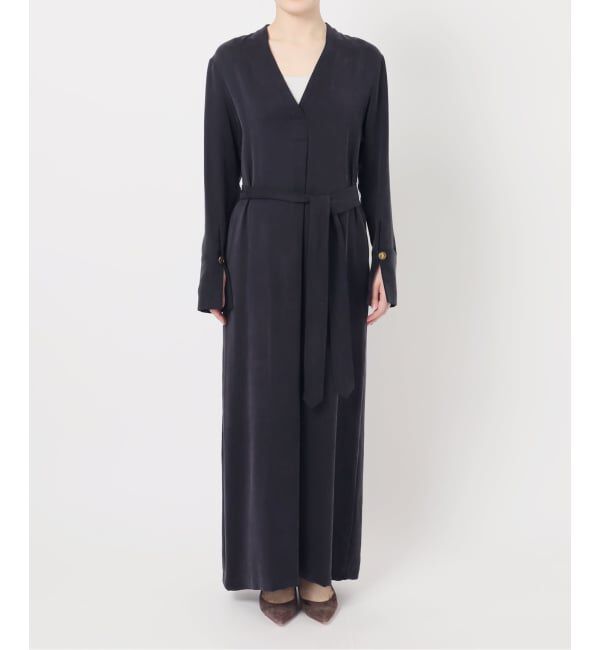 NOBLE「ELENI/エルニ キュプラサテンリーンワンピース」|ワンピース|