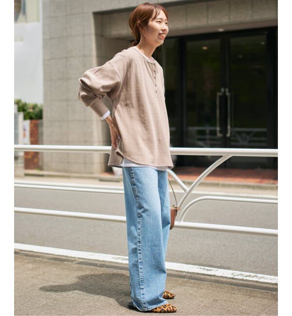 Spick and Span「《新色有り / 追加予約》2枚SETヘンリーネックプルオーバー」|Tシャツ・カットソー|