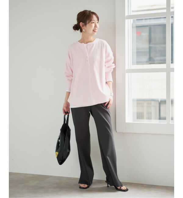 Spick and Span「《新色有り / 追加予約》2枚SETヘンリーネックプルオーバー」|Tシャツ・カットソー|