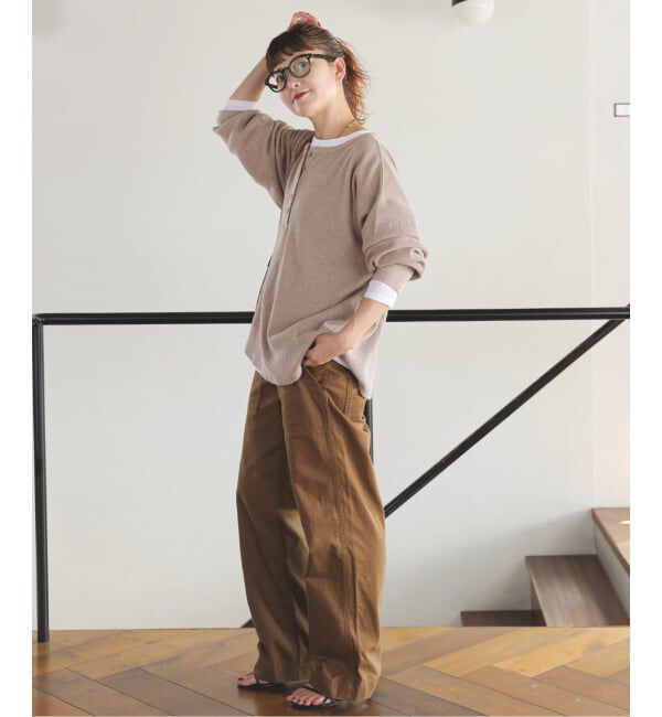 Spick and Span「《新色有り / 追加予約》2枚SETヘンリーネックプルオーバー」|Tシャツ・カットソー|