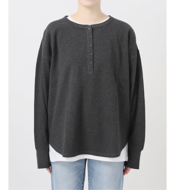 Spick and Span「《新色有り / 追加予約》2枚SETヘンリーネックプルオーバー」|Tシャツ・カットソー|